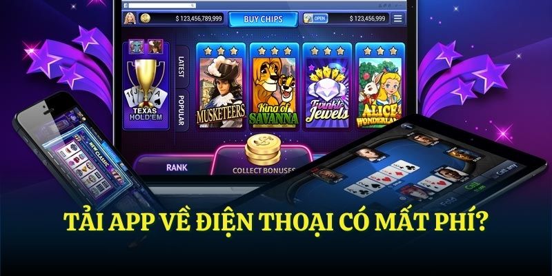Tải app về điện thoại có mất phí?