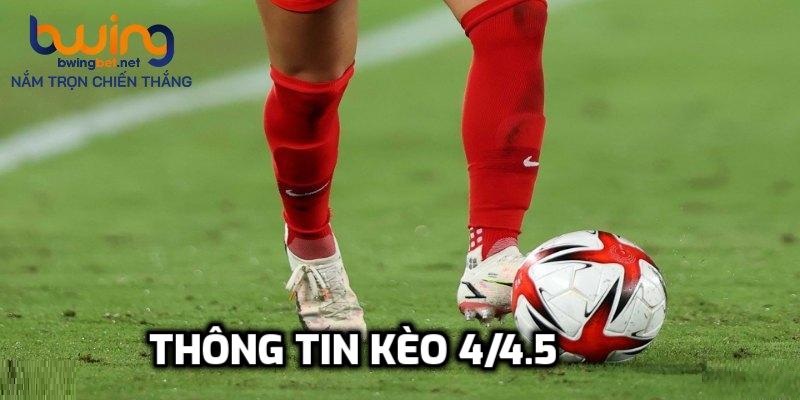 Tìm hiểu tỷ lệ bóng đá 4/4.5 là gì?